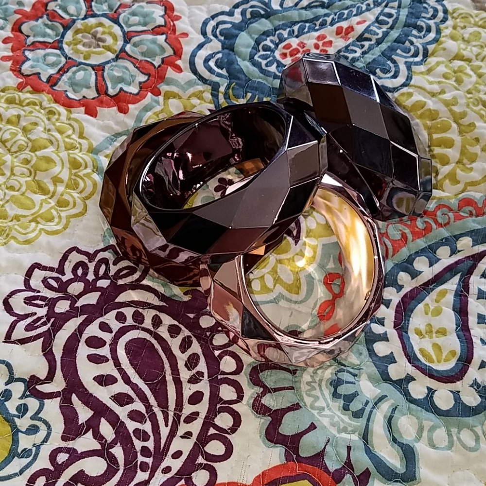 💥3 for $15💥 Geometric bangles - Picture 8 of 12